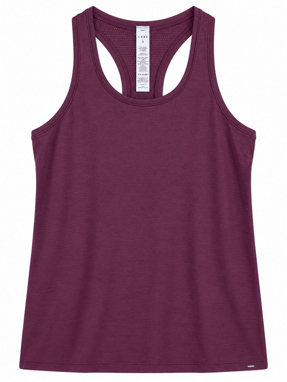 LSKD AeroFLX+ Womens S Cherry Lacquer Seamless Racerback Tank NWT